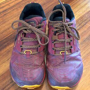 Altra Women's ALW1855L612 Lone Peak 4 Trail Running Shoe Red Gold US 7 EUR 38